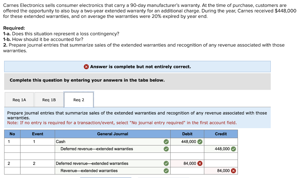  I need help on journal entry #2 Carnes Electronics sells consumer