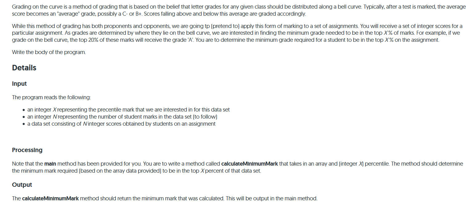 Hi, I need help with my Java exercise. Thanks in advance. Grading
