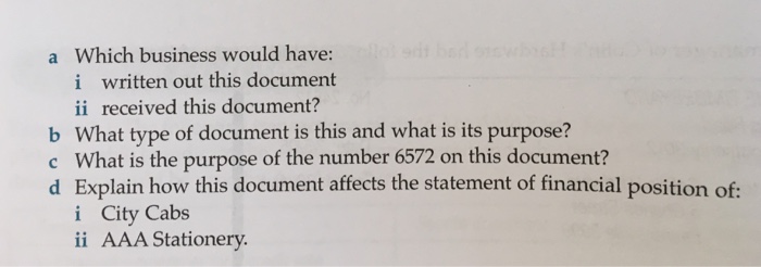 9121 Flinders Street East Melbourne 3002 No. 6572 Account name: City Cabs