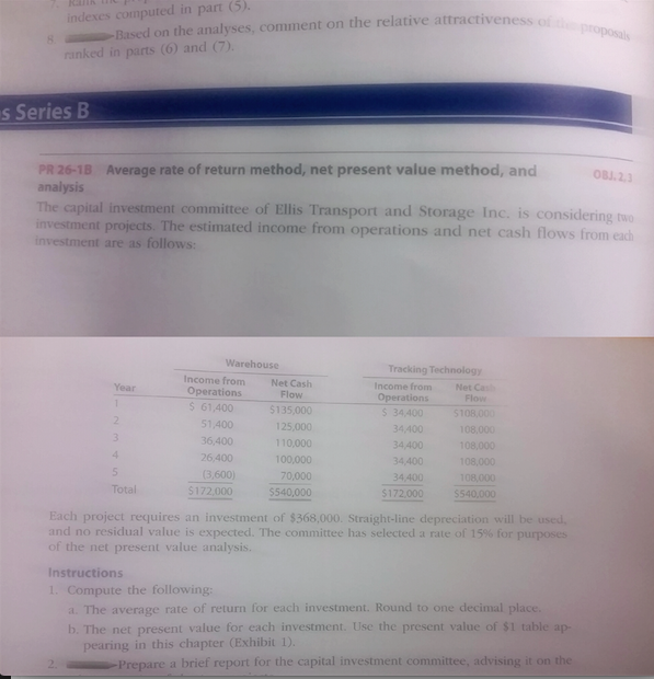 indexes computed in part (5). attractiveness (5). s Based the analyses,