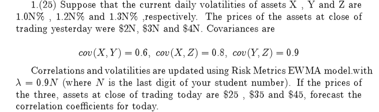 ATTENTON!! When solving the question, write 1 instead of N 1.(25)