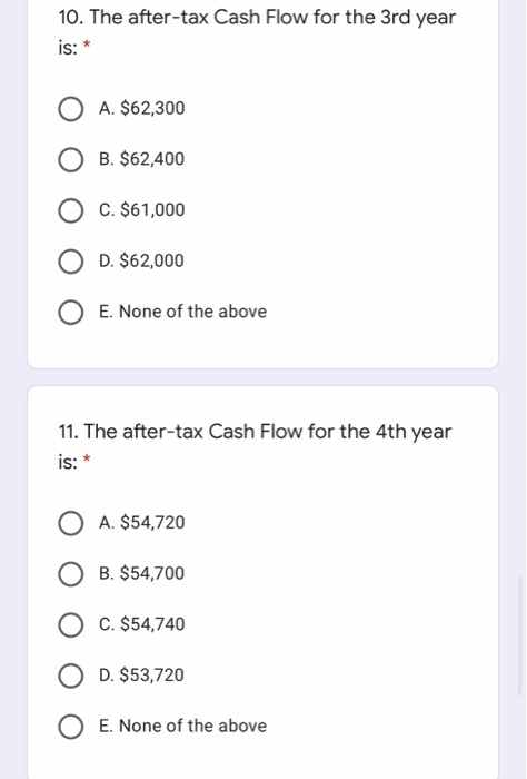 life of four years. The proposed project has the following features: Initial