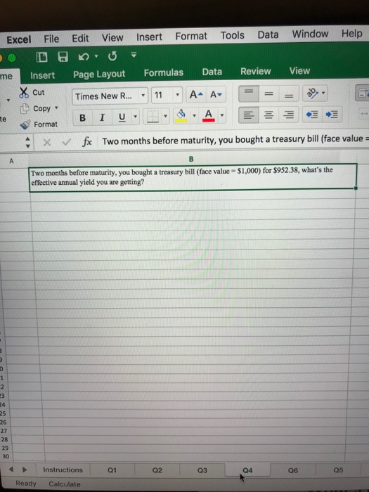  Excel File Edit View Insert Format Tools Data Window Help Insert