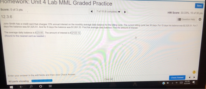  Homework: Unit 4 Lab MML Graded Practice Save Score: 0 of