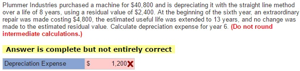 Please help me finish this correctly Plummer Industries purchased a machine for