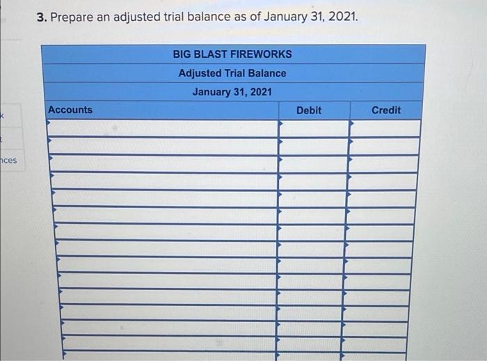 includes the following account balances: The $47,000 beginning balance of inventory consists