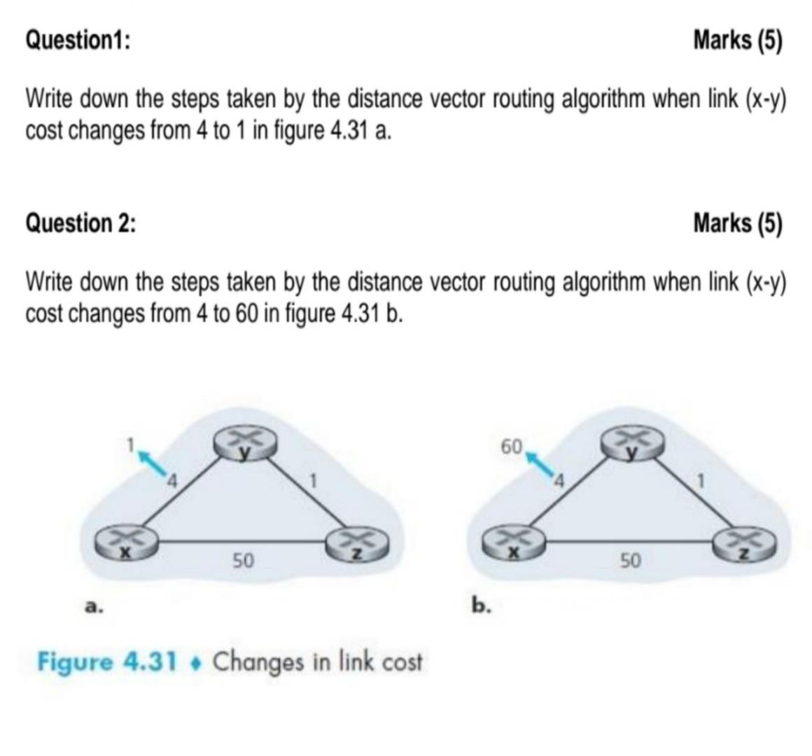  please resolve both questions, thank you Question1: Marks (5) Write down