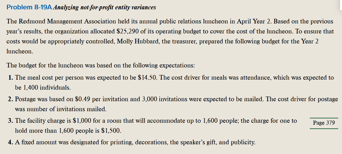 Series A." section 8-19A of Ch.8, "Performance Evaluation," of Fundamentals of Managerial