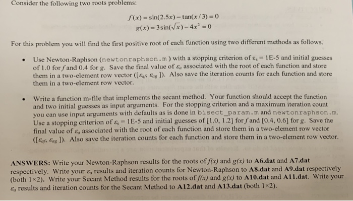  Answer in matlab code. Please leave comments to be able to