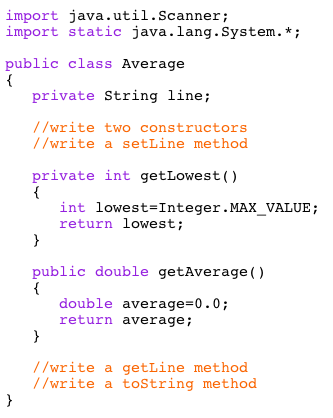 to two decimal places. Sample Data: 9 10 5 20 100 100