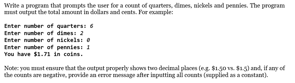  Code Given: //TODO: document this class public class PA1b { /**