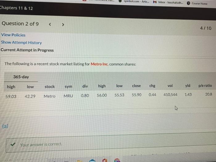  Spinbot.com - Arti MInbox kathaluih. Course Home Chapters 11 & 12