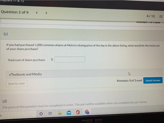 Question 2 of 9 4/10 View Policies Show Attempt History Current Attempt