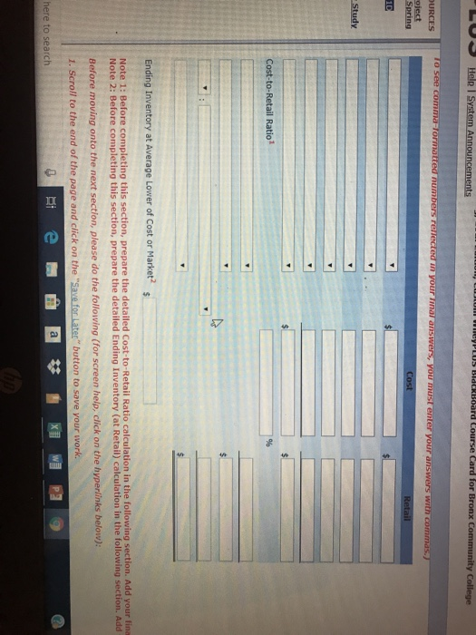 The Bronx Company. Inventory, purchases, and sales data for 2016 are as