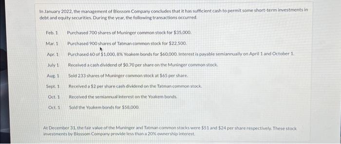 "No entry" for the account titles and enter O for the amounts.)