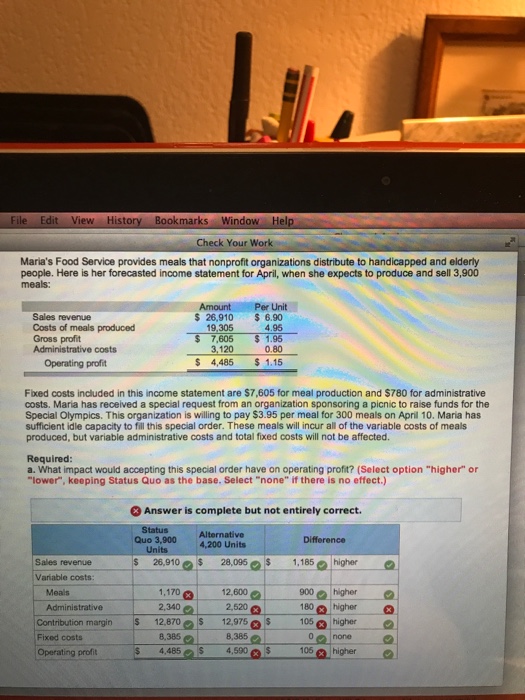  Why is my answer wrong. Please show step by step solution