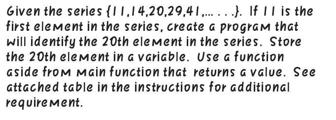 Using C- Language The additional requirement is for loop please answer