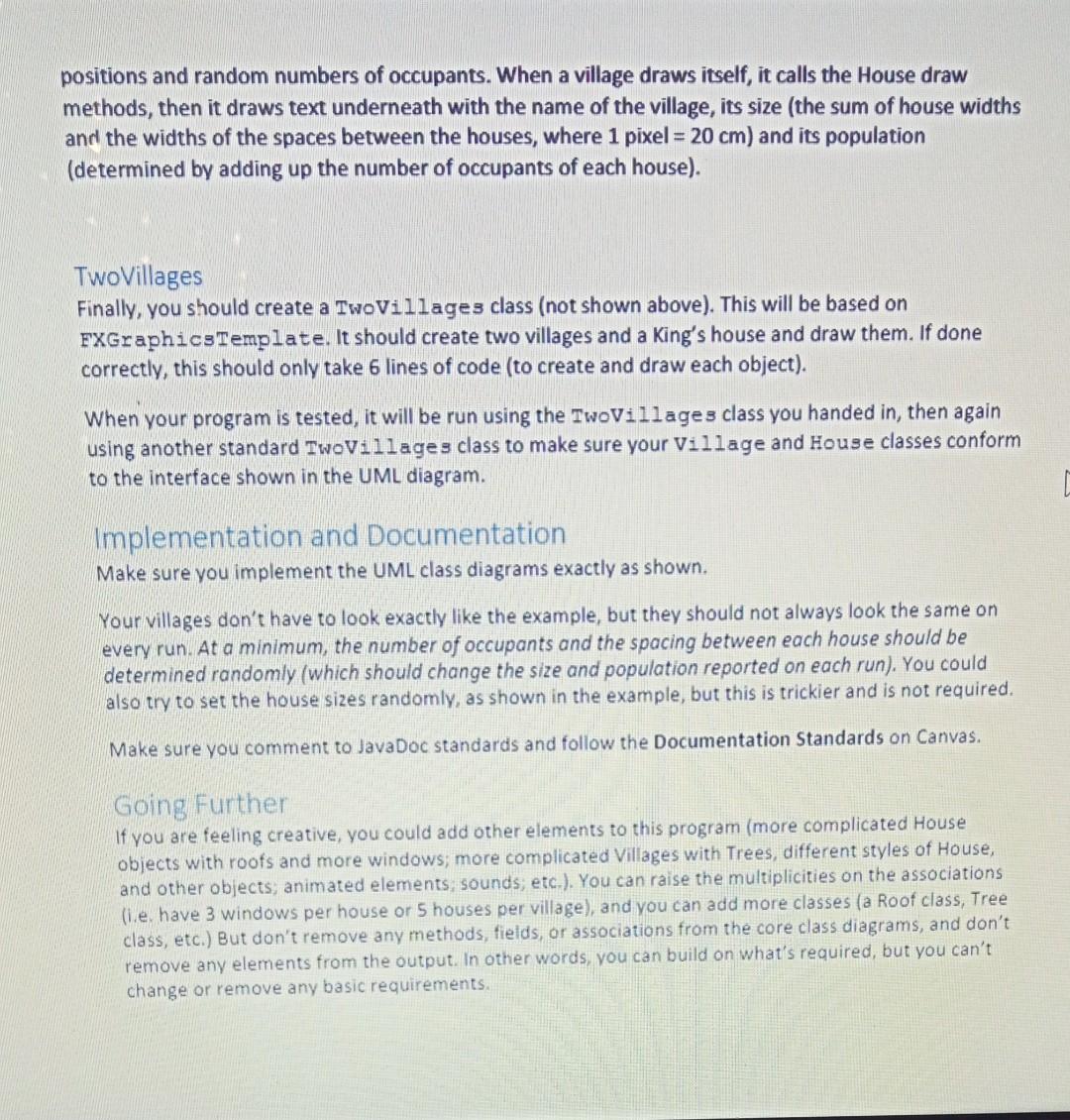 objects that can draw themselves on a GraphicsContext. All the objects will