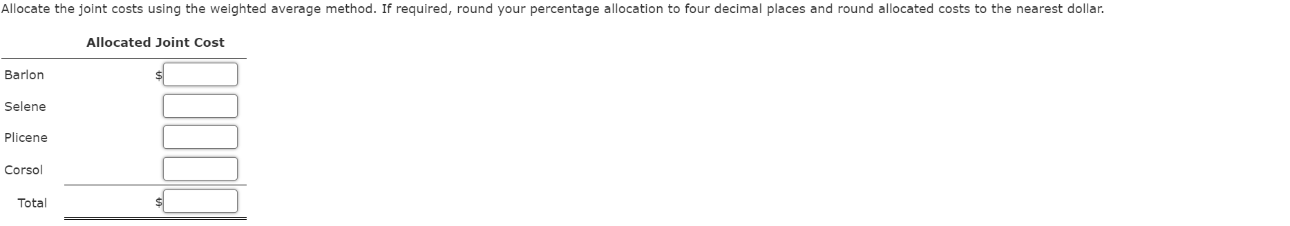 the one provided in the question data due to rounding error. 2.