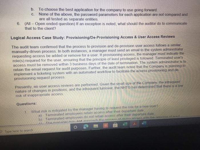 access to the database and operating system layers authonticate using Windows Active