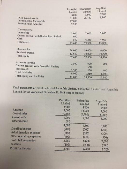 issued shares of Shrimpfish Limited for $27.00.com on January 1, 2016. The