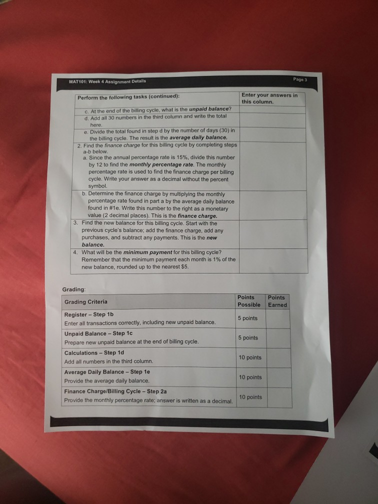 small loan in your wallet or purse. You are able to pay