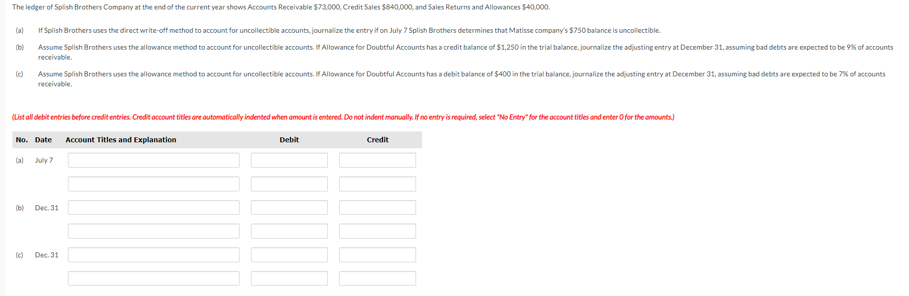 receivable. receivable