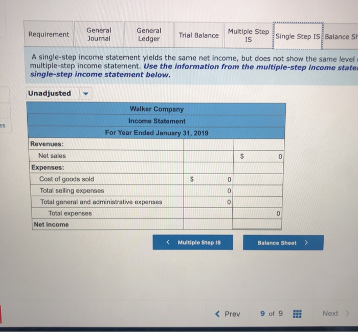 fiscal year. d. To estimate shrinkage, a physical count of ending merchandise