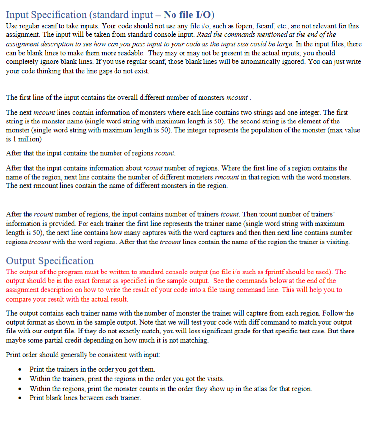 Monster Trainer! You are a genius programmer and learned dynamic memory allocation.