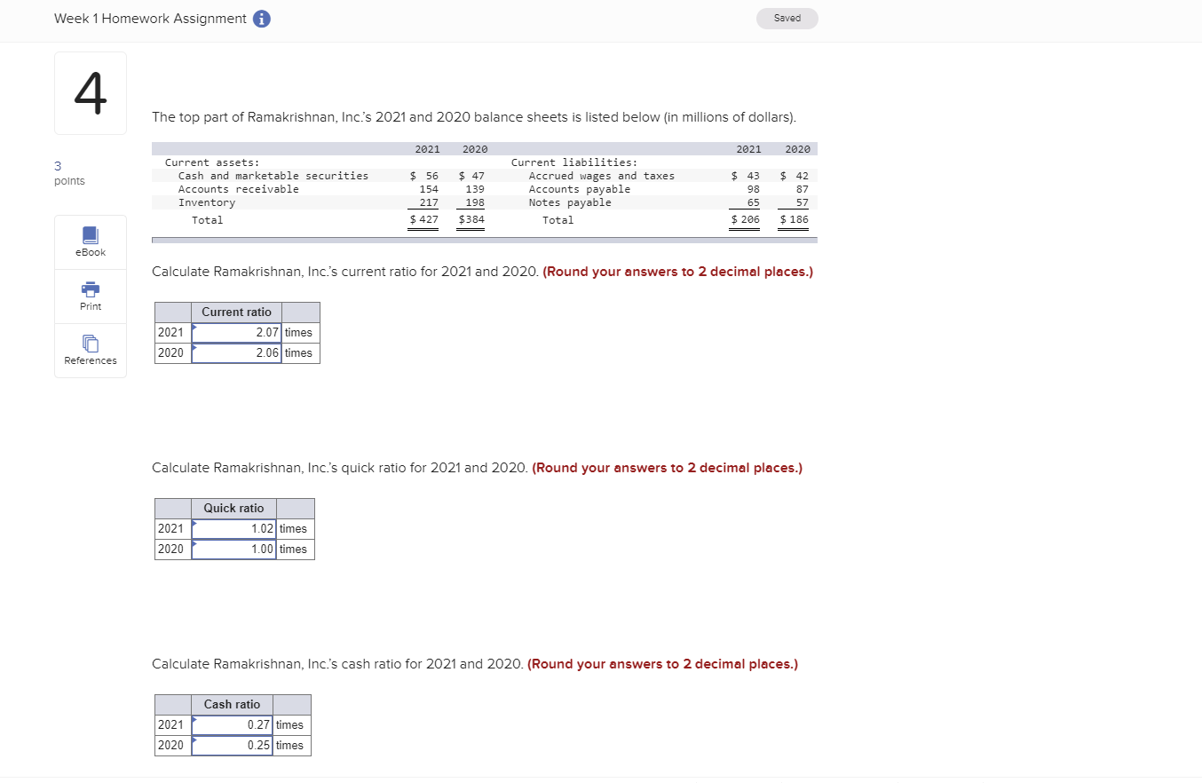 Check my work The Fitness Studio, Inc.'s, 2021 income statement lists the