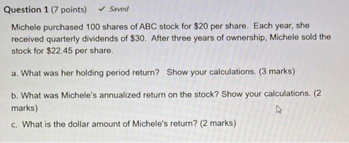  I want answer to the 4th question only. Question 1 (7