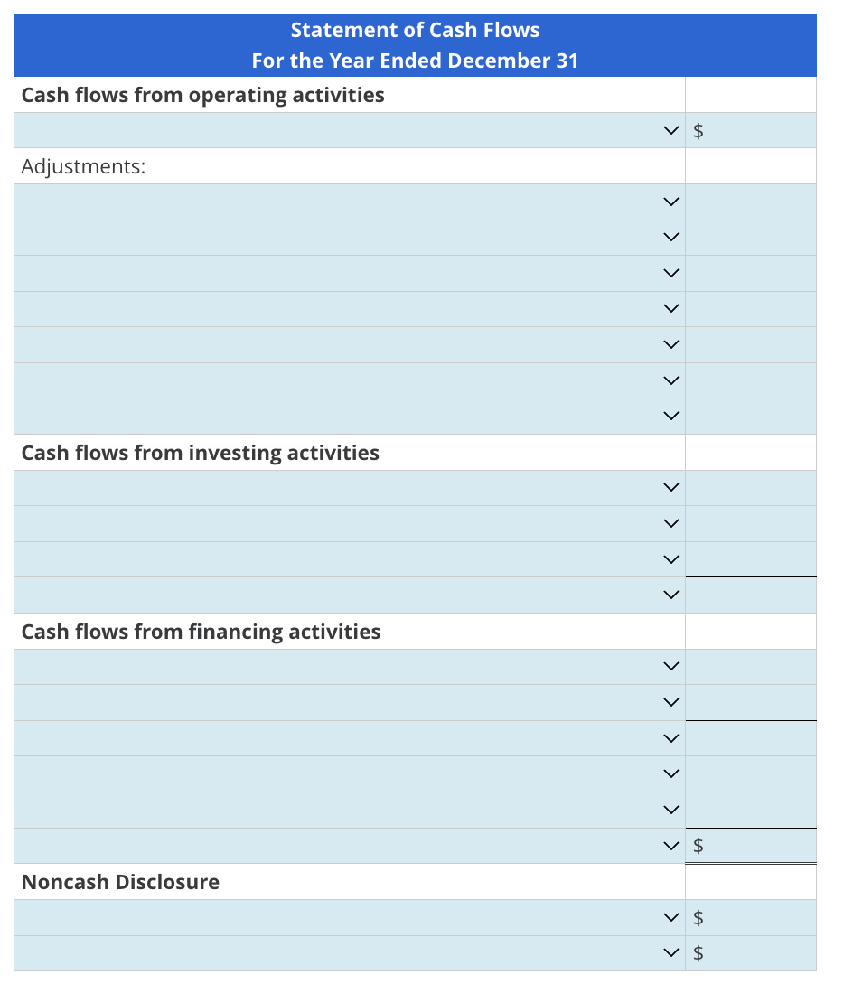 selected accounts and transactions 1. Sold fixed assets for cash; cost, $42,000,