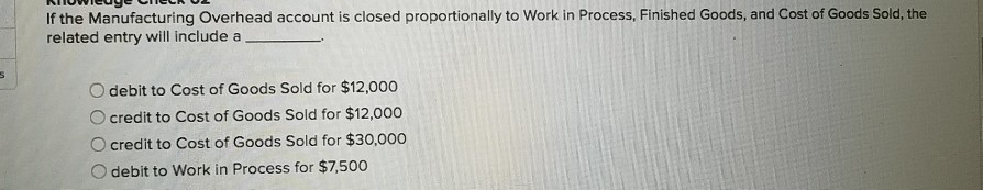 ending December 31: Manufacturing overhead applied Actual amount of manufacturing overhead costs