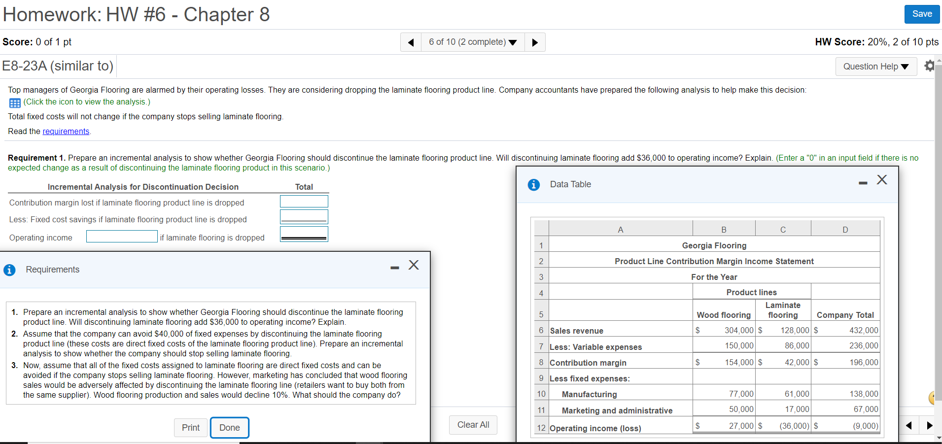  Each part please Homework: HW #6 - Chapter 8 Save Score: