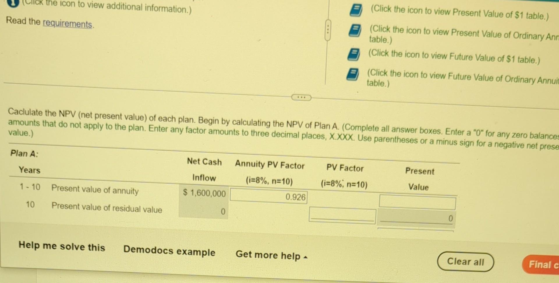  the icon to view additional information.) Read the requirements. (Click the