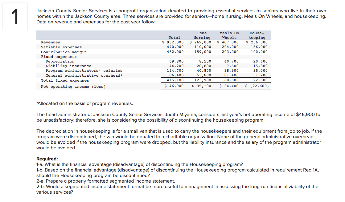 Jackson County Senior Services is a nonprofit organization devoted to providing
