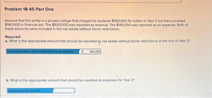 18-8) (The following information applies to the questions displayed below.) For a