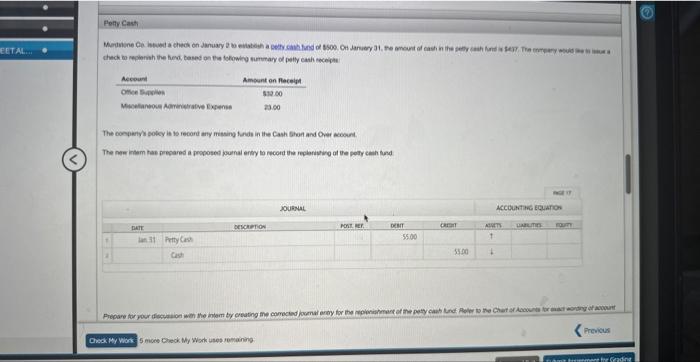 Cost of Merchandise Sold 118 Prepaid Insurance 516 Cash Short and Over