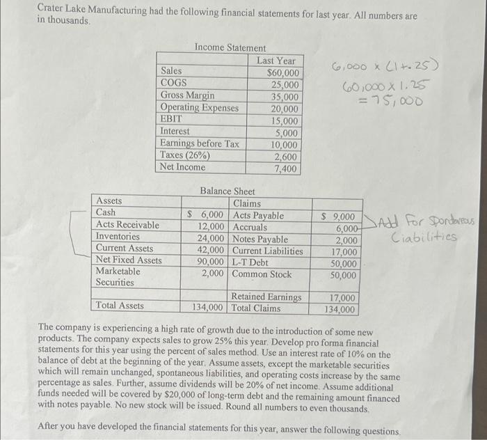 please answer questions 5 and 6 for me. please show step by