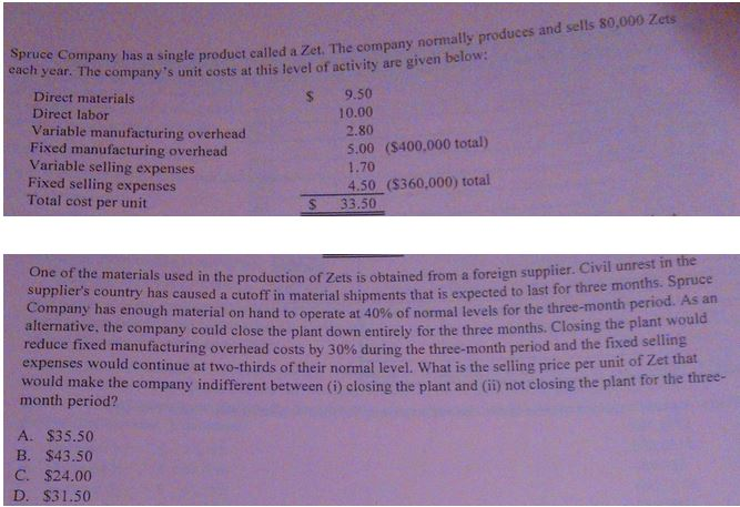  *ANSWER = D BUT SHOW FULL WORKING HOW TO GET THE