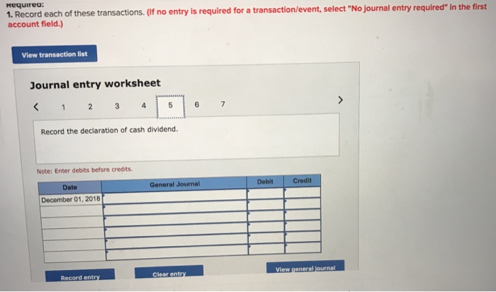 stock have been issued. The following transactions affect stockholders' equity during 2018