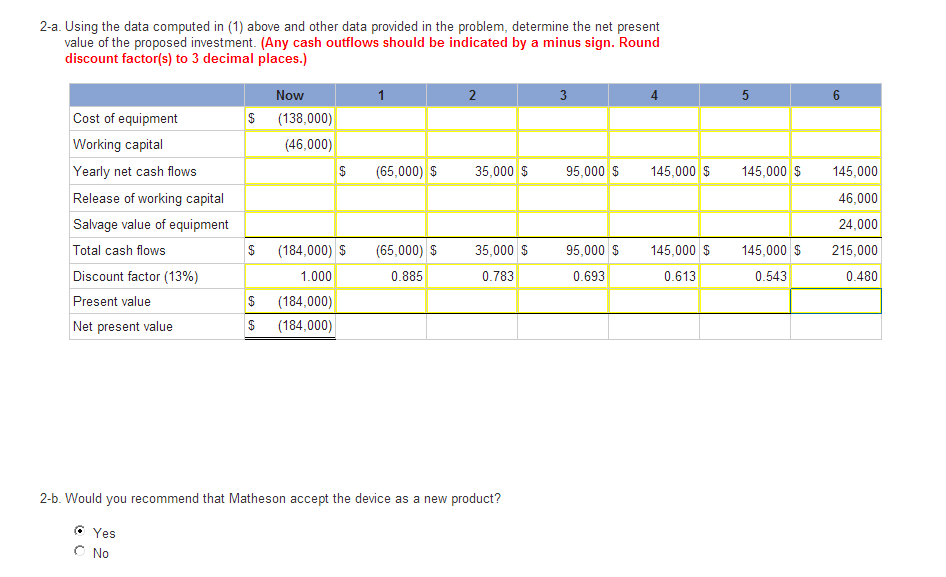than you! Matheson Electronics has just developed a new electronic device that
