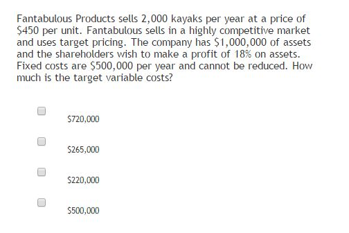 a special sales order is accepted for 5,500 sails at a price