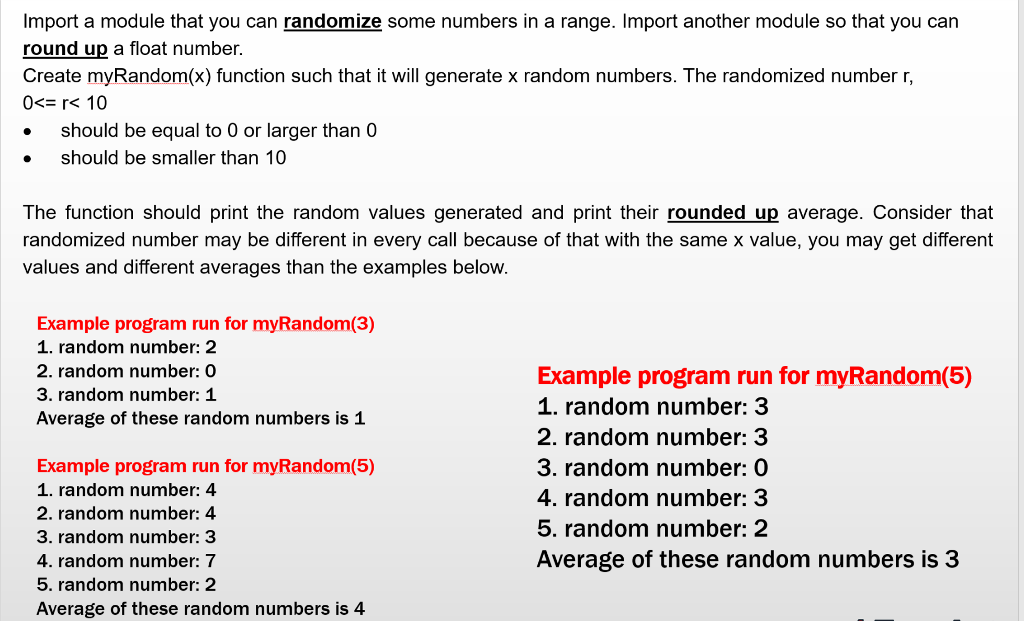 Import a module that you can randomize some numbers in a