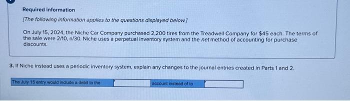 please help. will thumbs up. Required information [The following information applies to