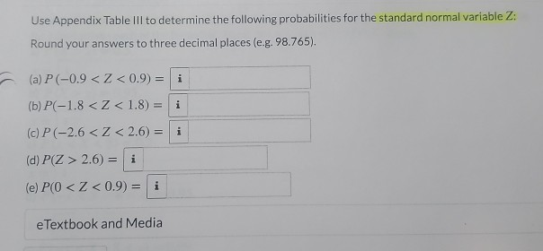 Years appendix table 3 to determine the following probabilities for the