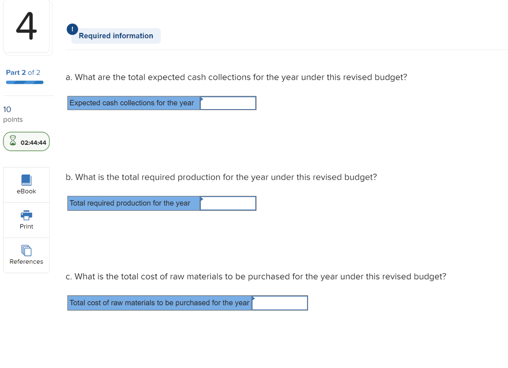 text. Requirement 2: The company has just hired a new marketing manager