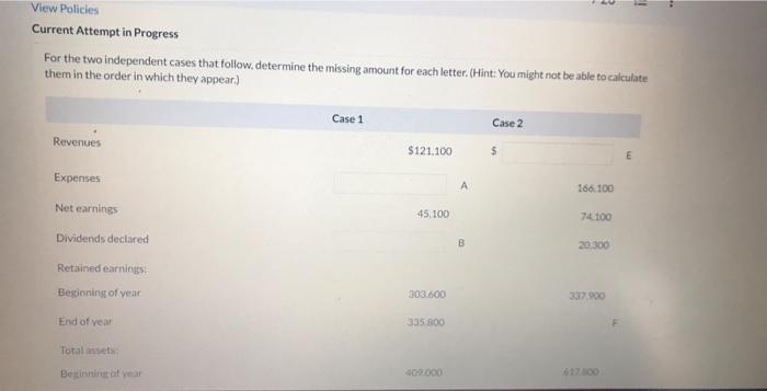 Net Dividende doctured Bef Question 3 of 8 > -720 Total assets