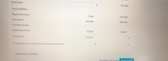 Beginning of year 109.000 697.800 End of year Total Liabilities: Beginning of
