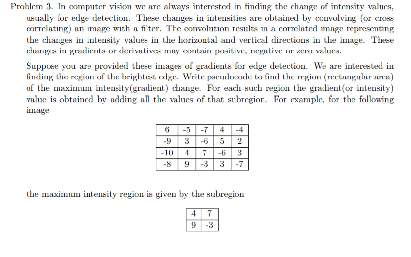 Can someone please help me with this question? Problem 3. In computer